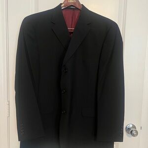 Austin Reed Black Three-Button Men's Suit Size 46R